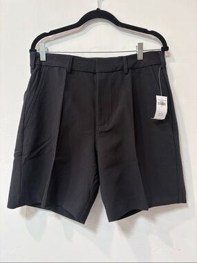 Abercrombie & Fitch Black Tailored Dress Shorts